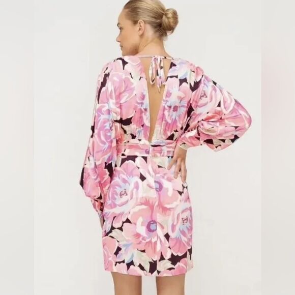 Stunning Sheike Fire Island dress with button sleeves floral pattern aus 12 - Picture 16 of 16